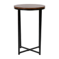  Walnut Top/Matte Black Frame