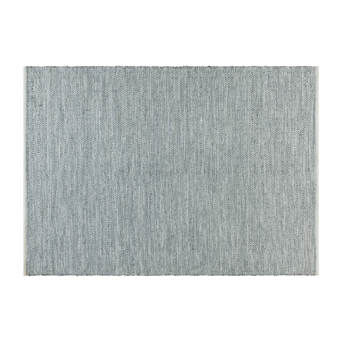 5' x 7' |#| 5' x 7' Handwoven Diamond Motif Indoor Area Rug in Grey Micro Polyester