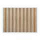 5' x 7' Natural Handwoven Striped Pattern Jute Blend Area Rug