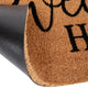 Natural |#| Indoor/Outdoor Non-Slip Coir Doormat with Home Sweet Home Message-Natural/Black