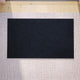Navy |#| Indoor/Outdoor Solid Coir Entryway Doormat with Non-Slip Backing in Navy