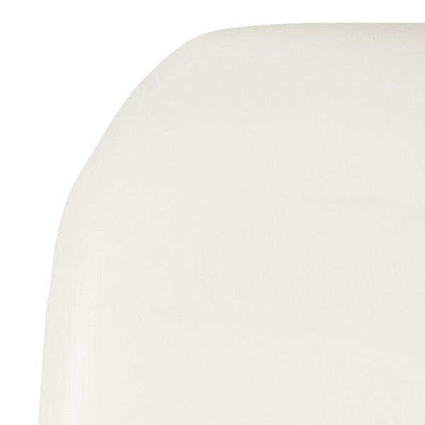 White Vinyl |#| Hard White Vinyl Chiavari Chair Cushion - Party and Dining Chair Accessories