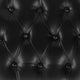 Black |#| Hard Black Tufted Vinyl Chiavari Chair Cushion - Event Accessories