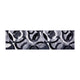 Gray,2' x 7' |#| Modern Geometric Design Area Rug in Black, Gray, and White - 2' x 7'