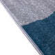 Blue,6' x 9' |#| Modern Geometric Design Area Rug in Blue, Gray, and White - 6' x 9'