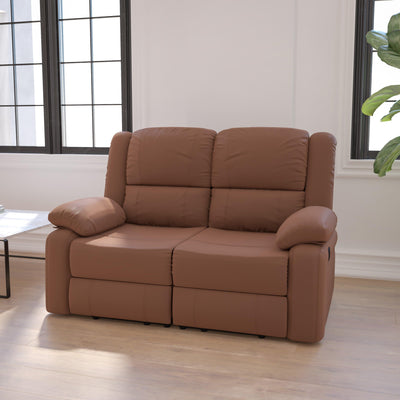 Harmony Series Loveseat with Two Built-In Recliners