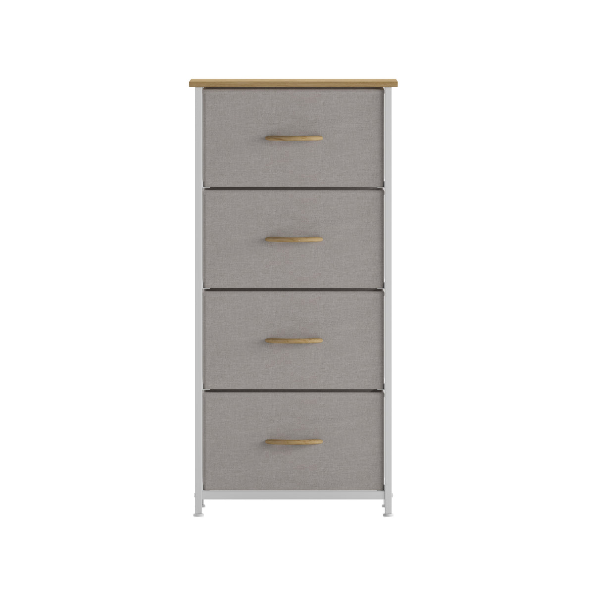 grey fabric dresser Fabric Dresser for Bedroom, Wide 5-Drawer Chest of Drawers with Storage Organizer Unit, Light Grey