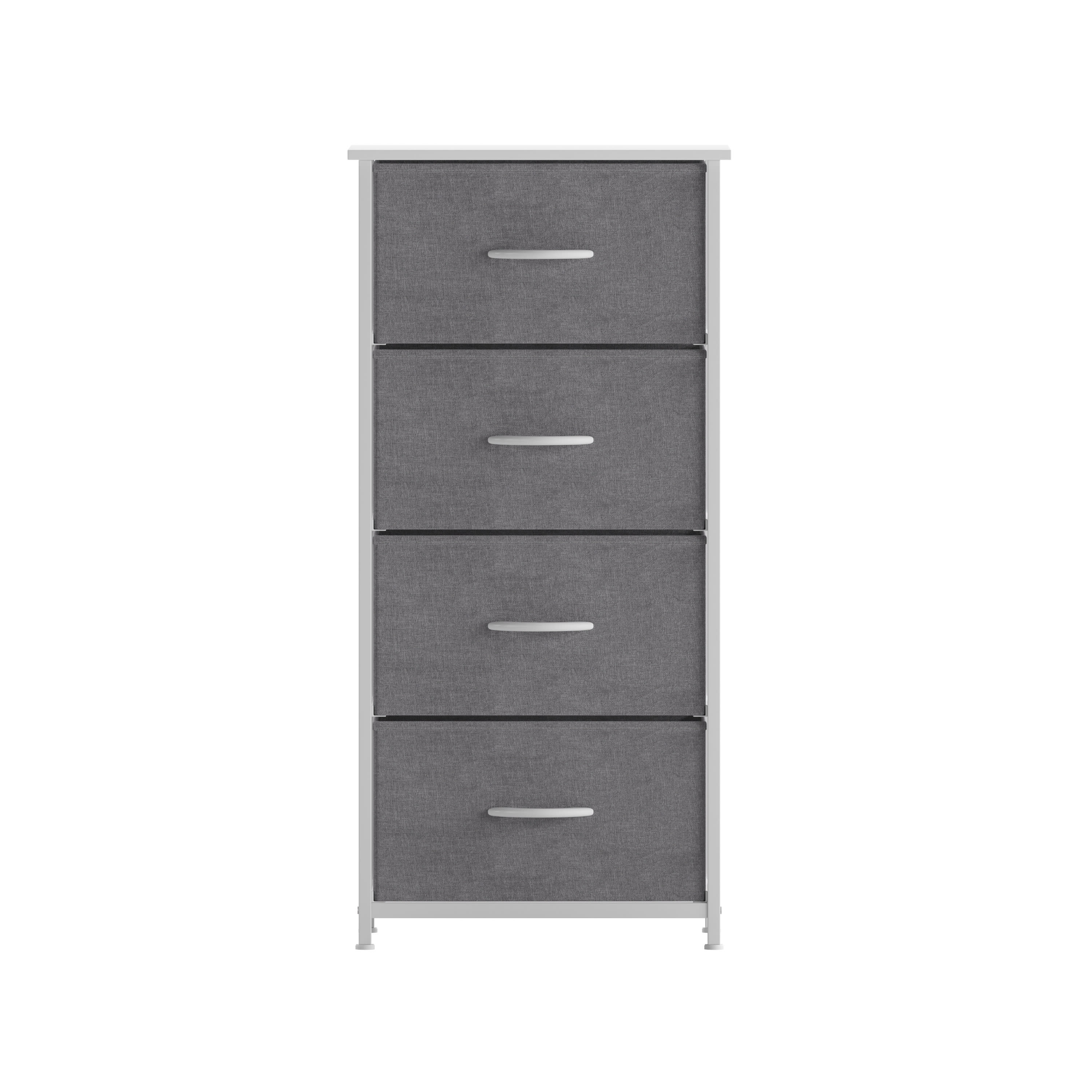 4 Drawer Storage Dresser WX-5L203L-W- – BizChair