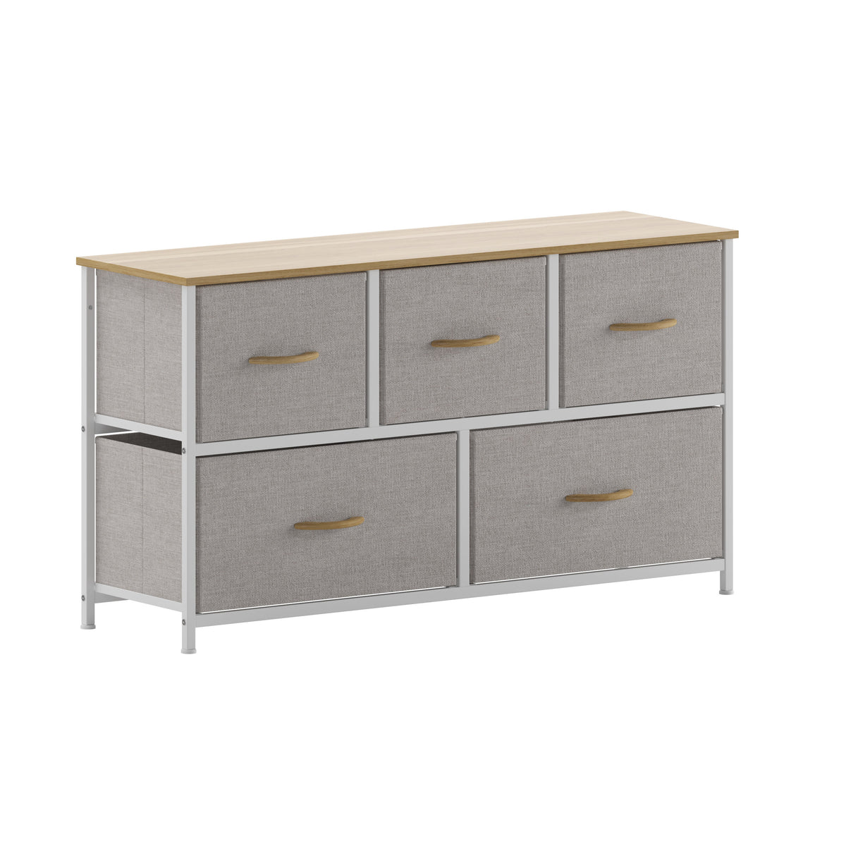 5 Drawer Storage Dresser WX-5L206-W- – BizChair