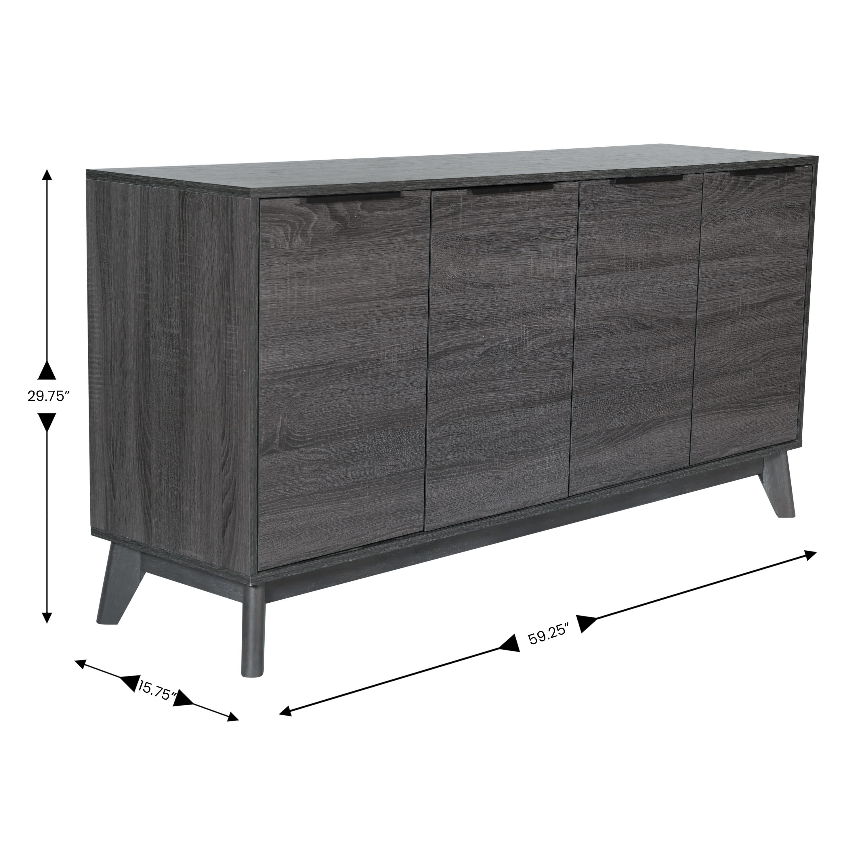 【ACME FUNITURE】GRANDVIEW TV BOARD Chelmsford Panel Bedroom Set Acme Furniture | Furniture Cart