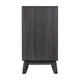 Black Wash |#| 60" Buffet Cabinet with 4 Soft Close Doors and Adjustable Shelves - Black Wash