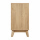 Light Natural |#| 60" Buffet Cabinet with 4 Soft Close Doors and Adjustable Shelves - Lt Natural