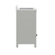 Gray Frame/Black Hardware,30" |#| 30 Inch Bathroom Vanity with Undermount Sink, Cabinet, and Drawer in Gray