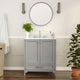 Gray,30" |#| 30 Inch Bathroom Vanity with Undermount Sink, Cabinet, and Drawer in Gray