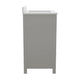 Gray,30" |#| 30 Inch Bathroom Vanity with Undermount Sink, Cabinet, and Drawer in Gray