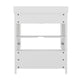 White,30" |#| 30 Inch Bathroom Vanity with Undermount Sink, Cabinet, and Drawer in White