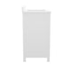 White,30" |#| 30 Inch Bathroom Vanity with Undermount Sink, Cabinet, and Drawer in White