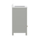 Gray Frame/Gold Hardware,30" |#| 30 Inch Bathroom Vanity with Undermount Sink, Cabinet, and Drawer in Gray
