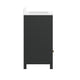 Black Frame/Gold Hardware,30" |#| 30 Inch Bathroom Vanity with Undermount Sink, Cabinet, and Drawer in Black