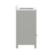 Gray Frame/Gold Hardware,36" |#| 36 Inch Bathroom Vanity with Undermount Sink, Cabinet, and Drawer in Gray