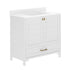 White Frame/Gold Hardware,36" |#| 36 Inch Bathroom Vanity with Undermount Sink, Cabinet, and Drawer in White