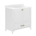  White Frame/Gold Hardware