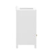 White Frame/Gold Hardware,36" |#| 36 Inch Bathroom Vanity with Undermount Sink, Cabinet, and Drawer in White