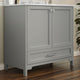 Gray,36" |#| 36 Inch Bathroom Vanity with Undermount Sink, Cabinet, and Drawer in Gray