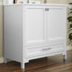 White,36" |#| 36 Inch Bathroom Vanity with Undermount Sink, Cabinet, and Drawer in White