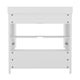 White,36" |#| 36 Inch Bathroom Vanity with Undermount Sink, Cabinet, and Drawer in White