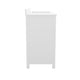 White,36" |#| 36 Inch Bathroom Vanity with Undermount Sink, Cabinet, and Drawer in White