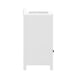 White Frame/Black Hardware,36" |#| 36 Inch Bathroom Vanity with Undermount Sink, Cabinet, and Drawer in White