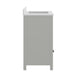 Gray Frame/Black Hardware,36" |#| 36 Inch Bathroom Vanity with Undermount Sink, Cabinet, and Drawer in Gray