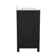 Black,30" |#| 30 Inch Bathroom Vanity with Undermount Sink, Cabinet, and Drawer in Black