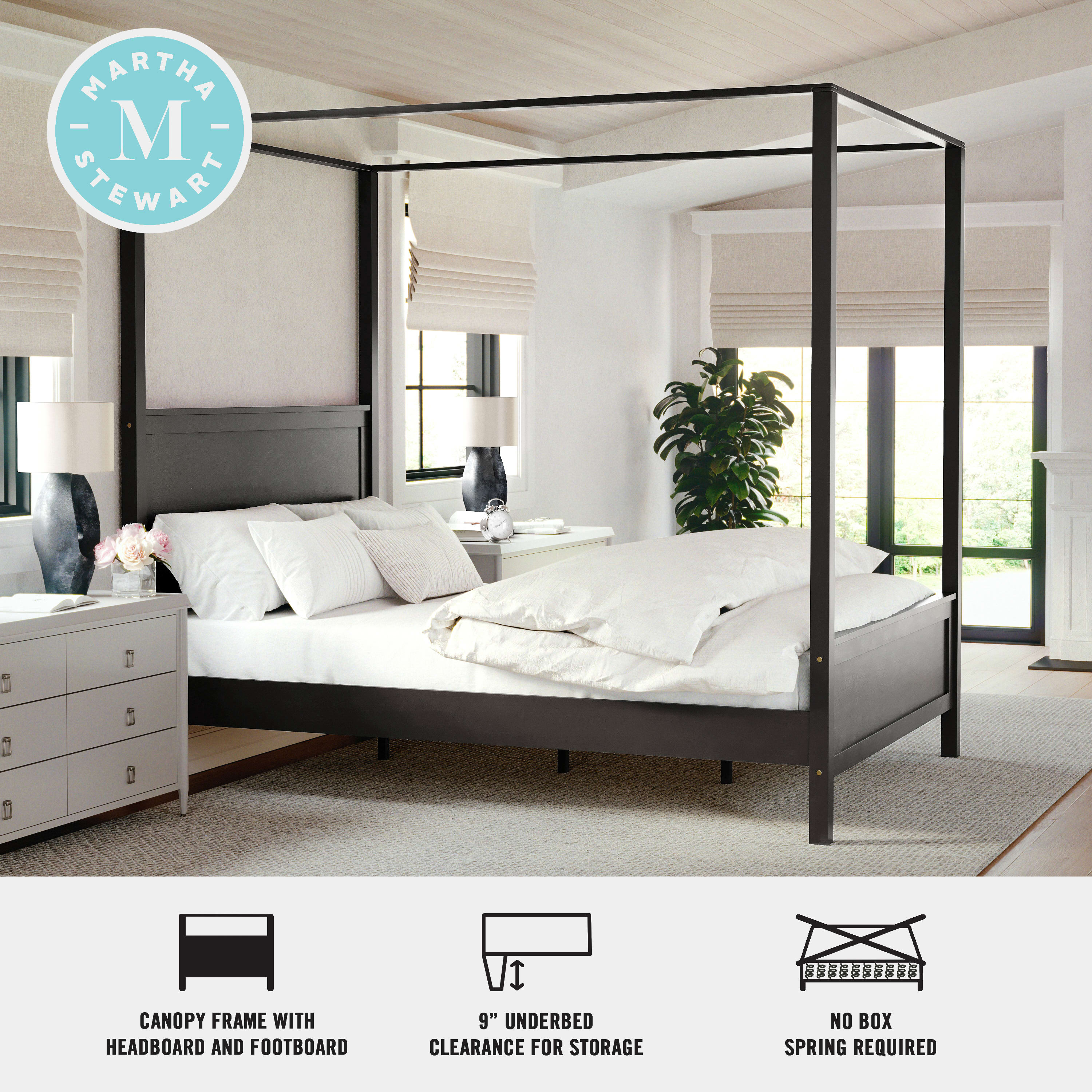 Canopy Platform Bed MS-MG-90025- – BizChair