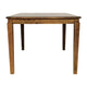 Brown Matte |#| Solid Wood 47 Inch Commercial Grade Dining Table for 4 in Brown Matte Finish