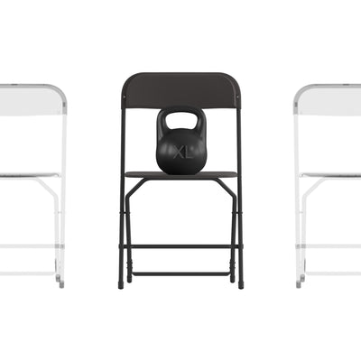 Hercules Big and Tall Commercial Folding Chair - Extra Wide 650LB. Capacity - Durable Plastic - View 1