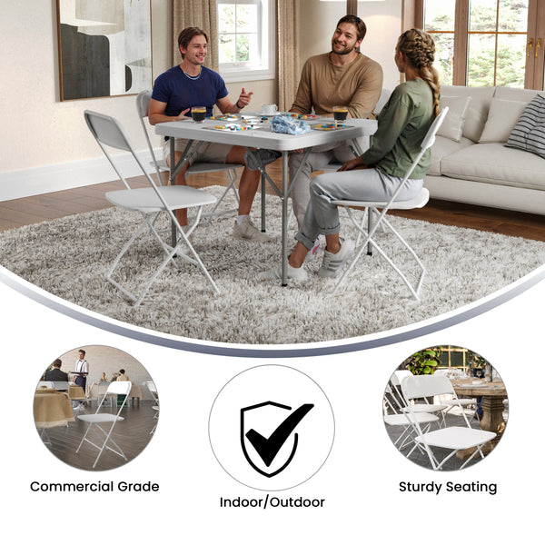 Folding Chair 17 Inch Seat Height Chair RIO Beach Multi 4-Position