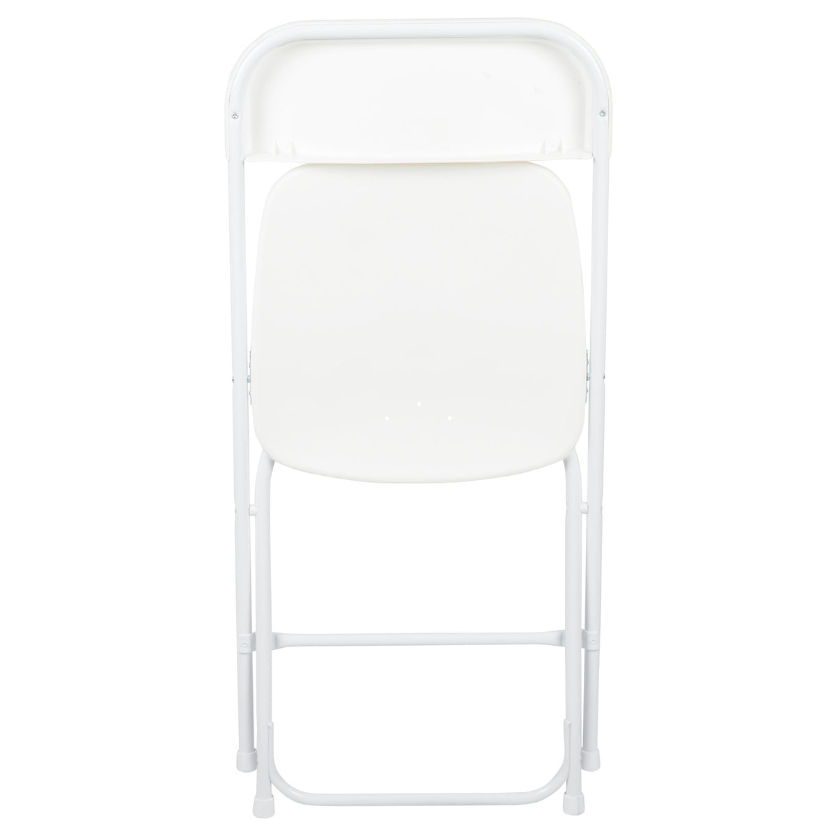 White |#| Folding Chair - White Plastic – 650LB Weight Capacity - Event Chair