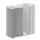 White |#| Folding Chair - White Plastic – 650LB Weight Capacity - Event Chair