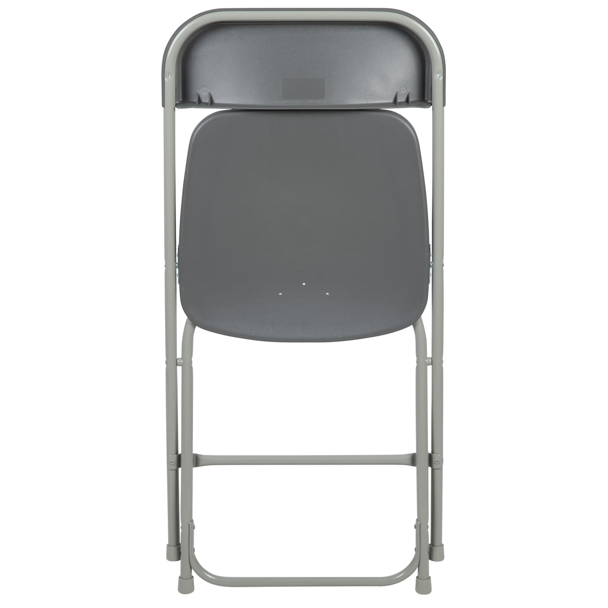 Grey |#| Folding Chair - Grey Plastic – 650LB Weight Capacity - Event Chair