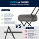 Black |#| Folding Chair - Black Plastic – 650LB Weight Capacity - Event Chair