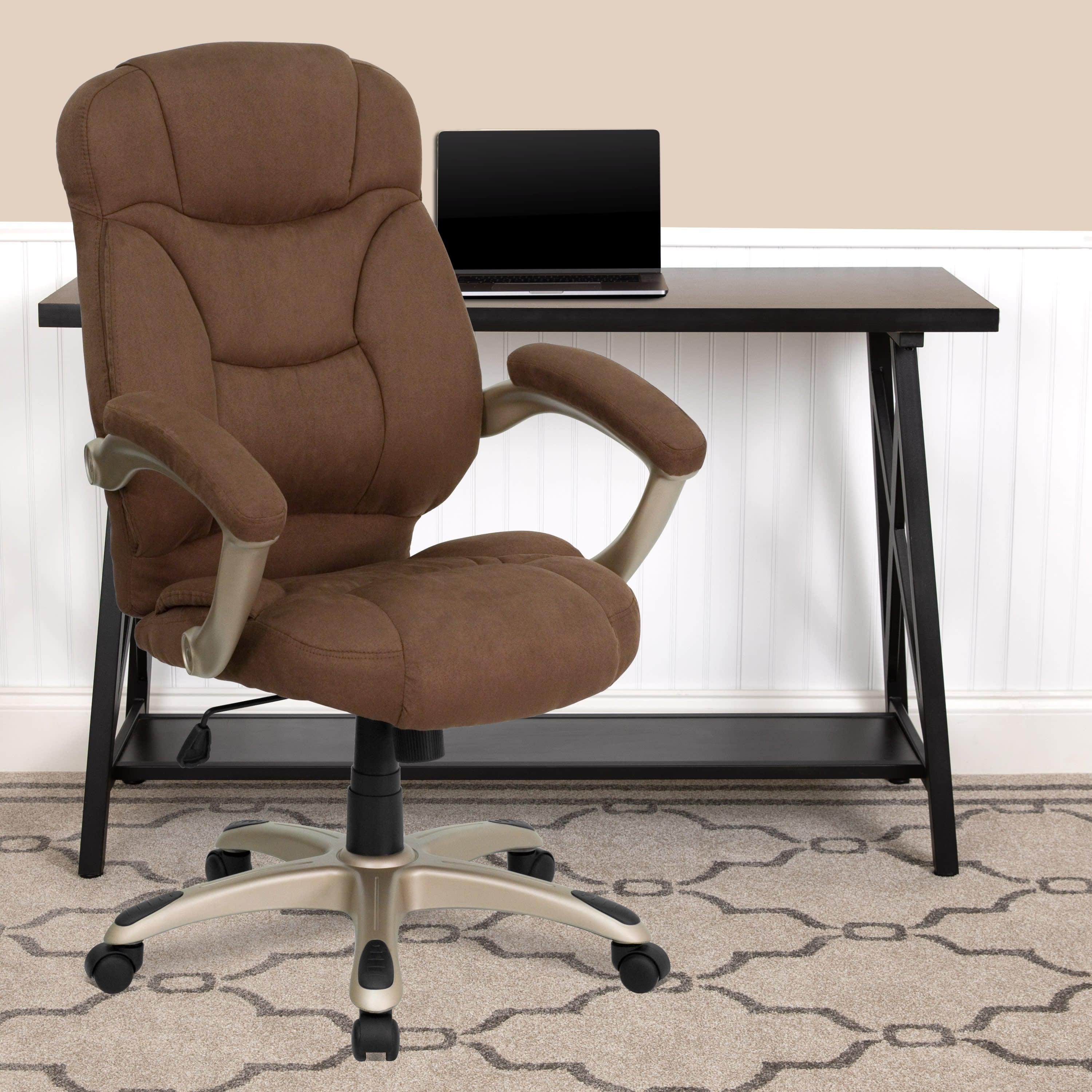 Microfiber store desk chair