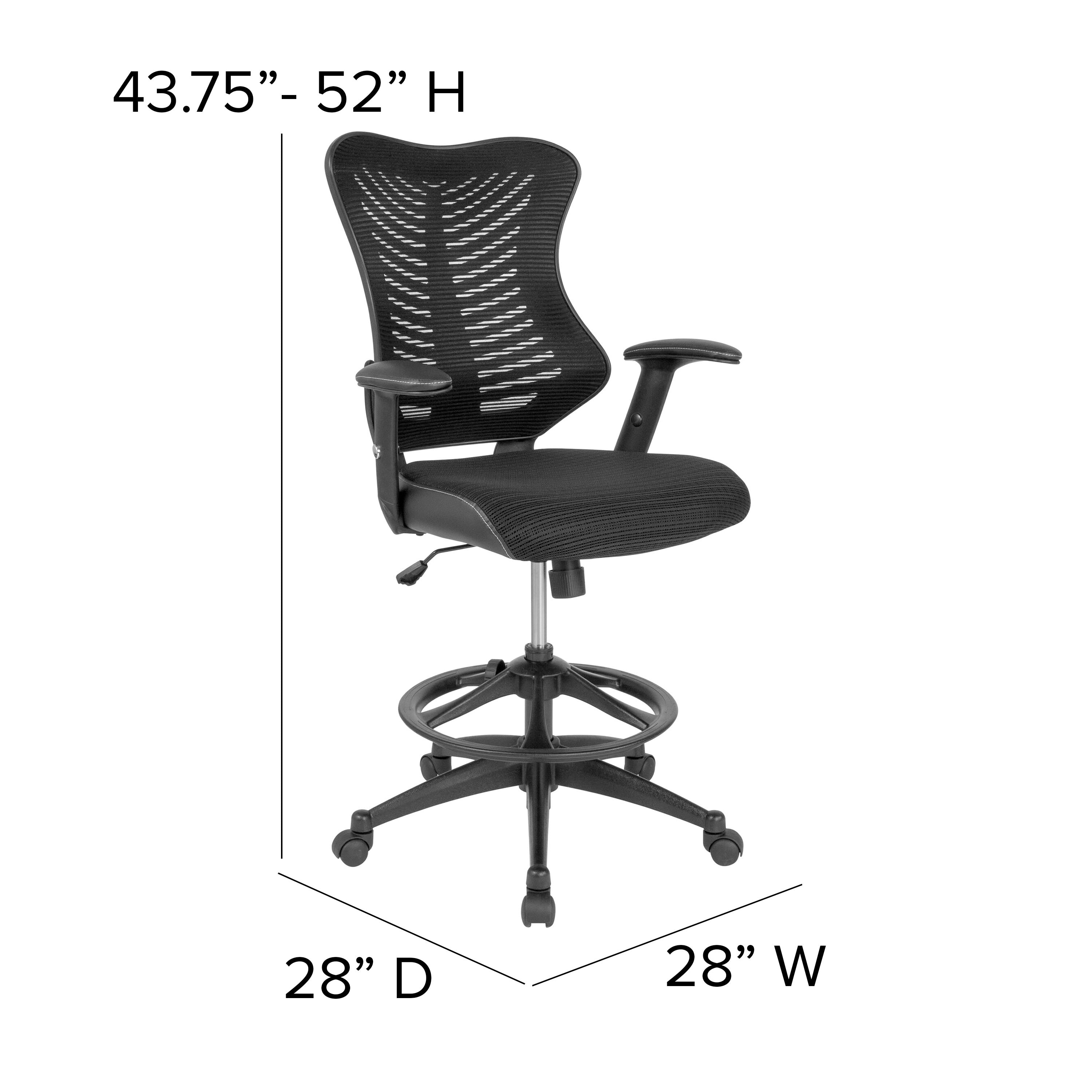 All mesh sales drafting chair