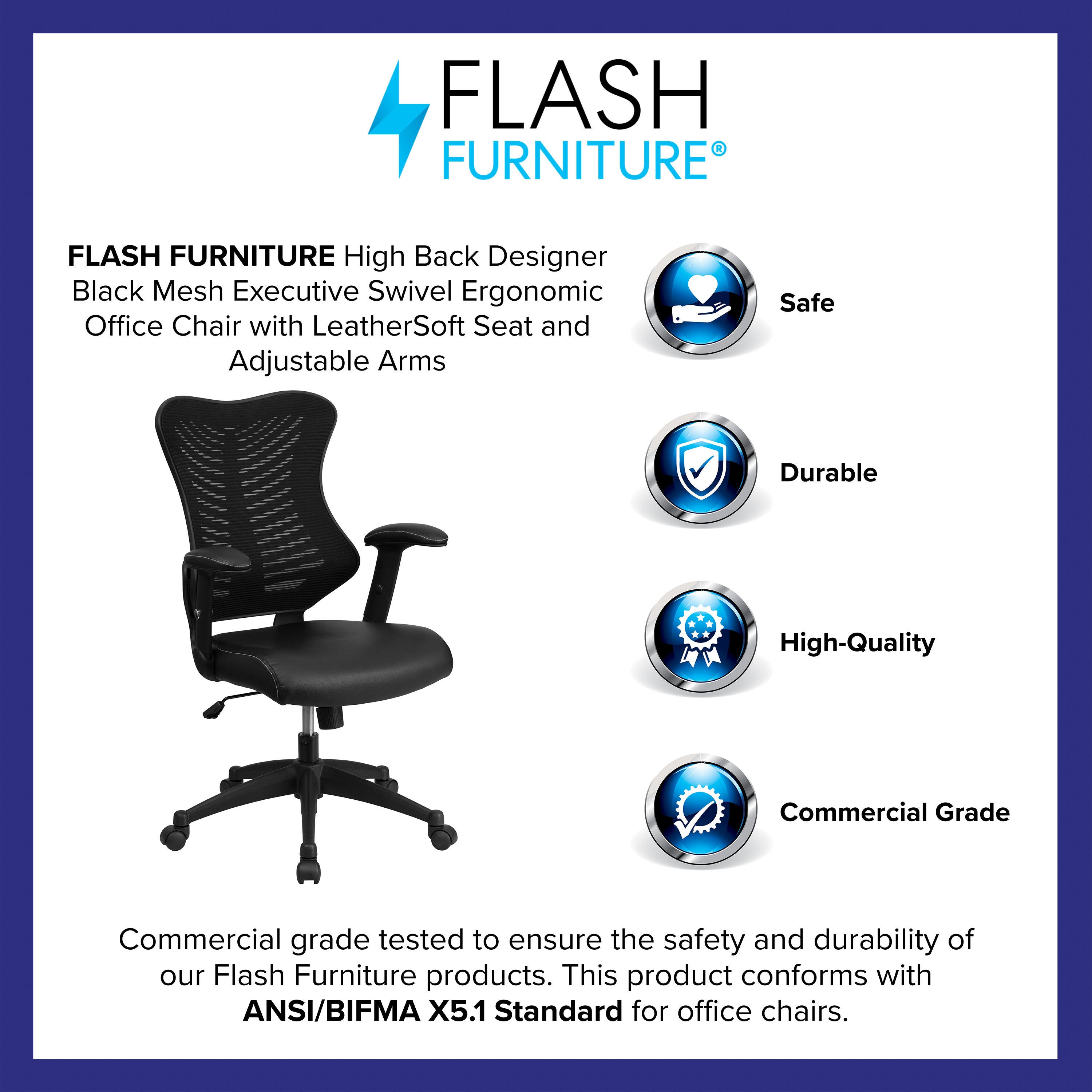 High Back Exec Office Chair BL-ZP-806- – BizChair