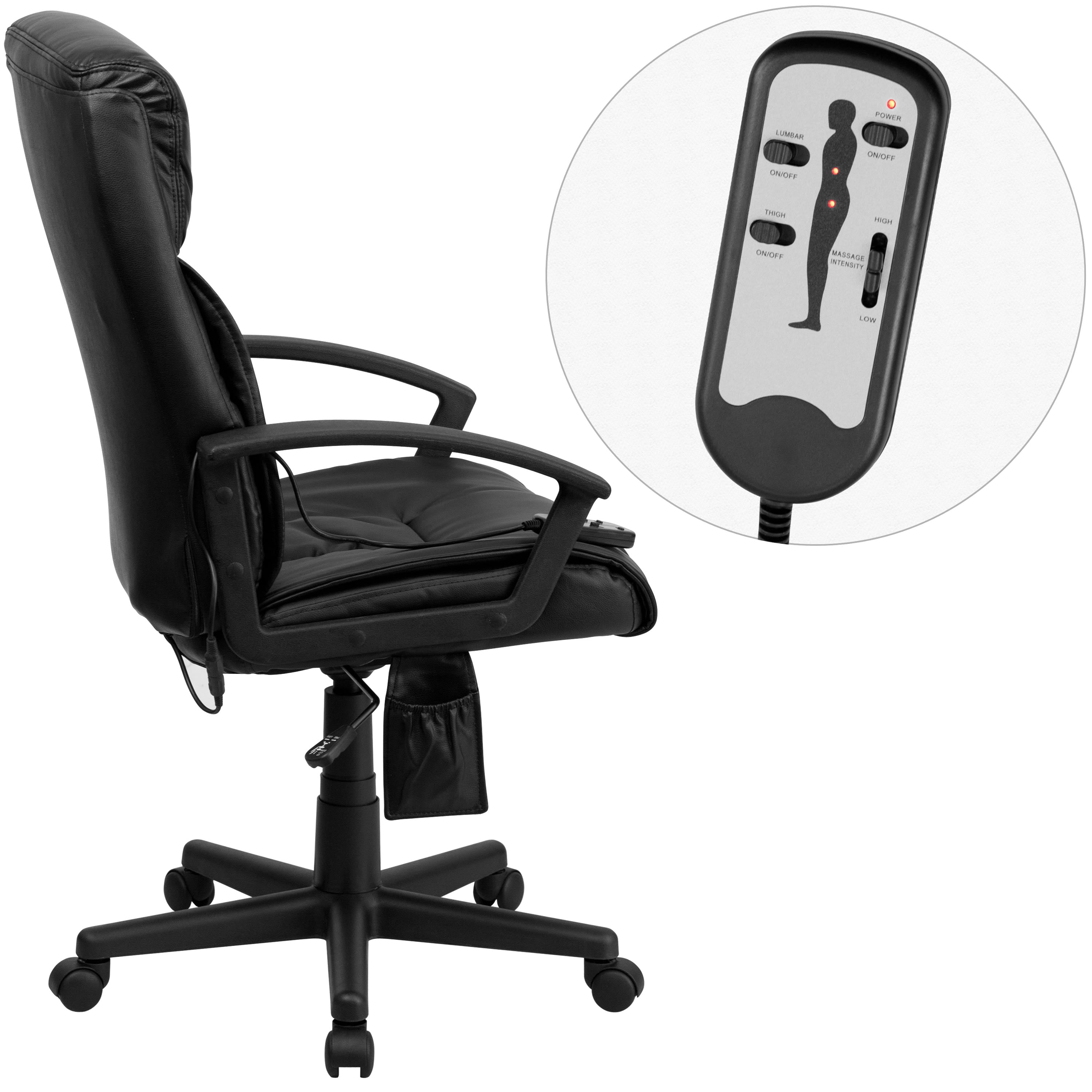 BizChair High Back Massaging Chair - Thumbnail 5