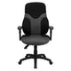 High Back Ergonomic Black and Gray Mesh Swivel Task Chair with Adjustable Arms