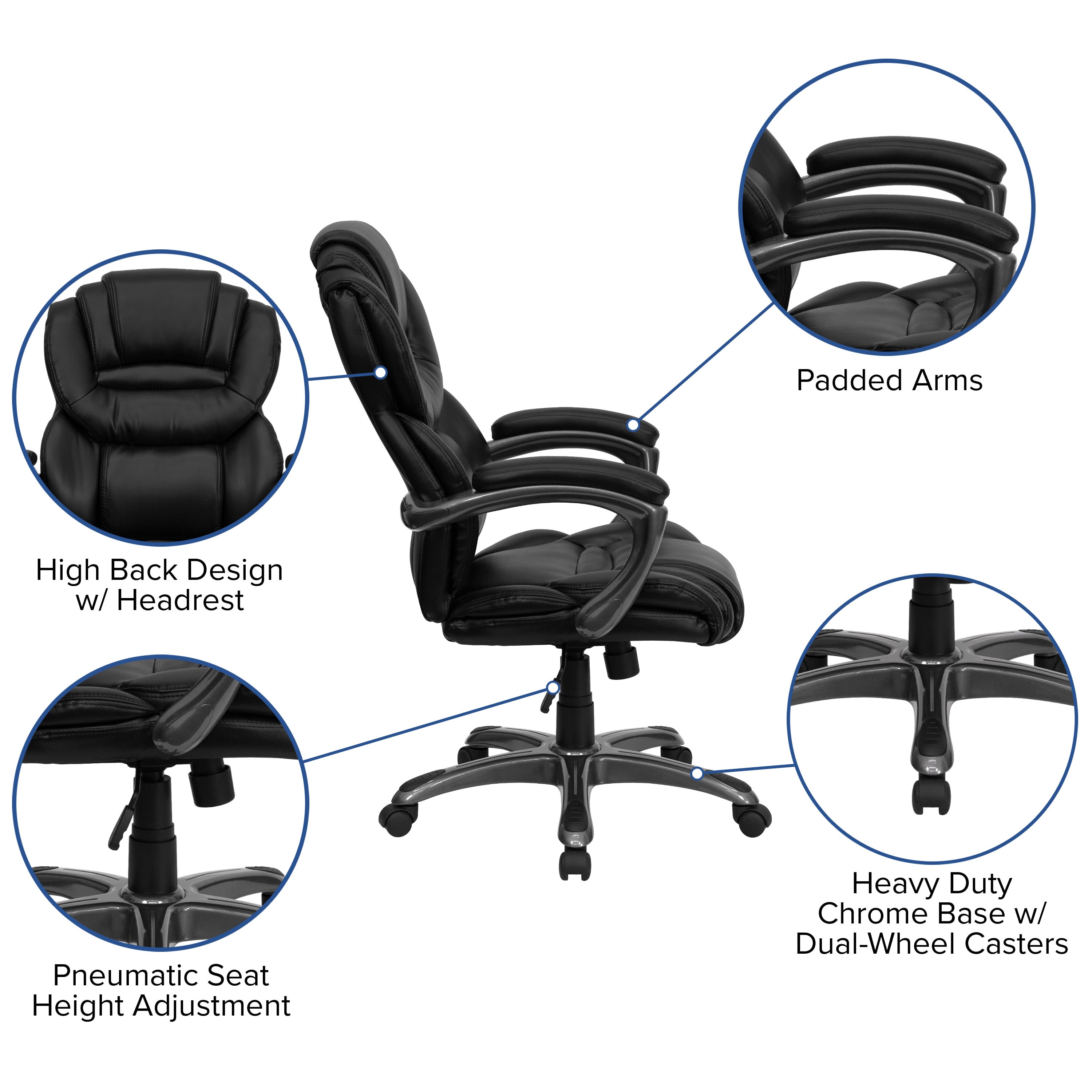 High Back Exec Office Chair GO-901- – BizChair