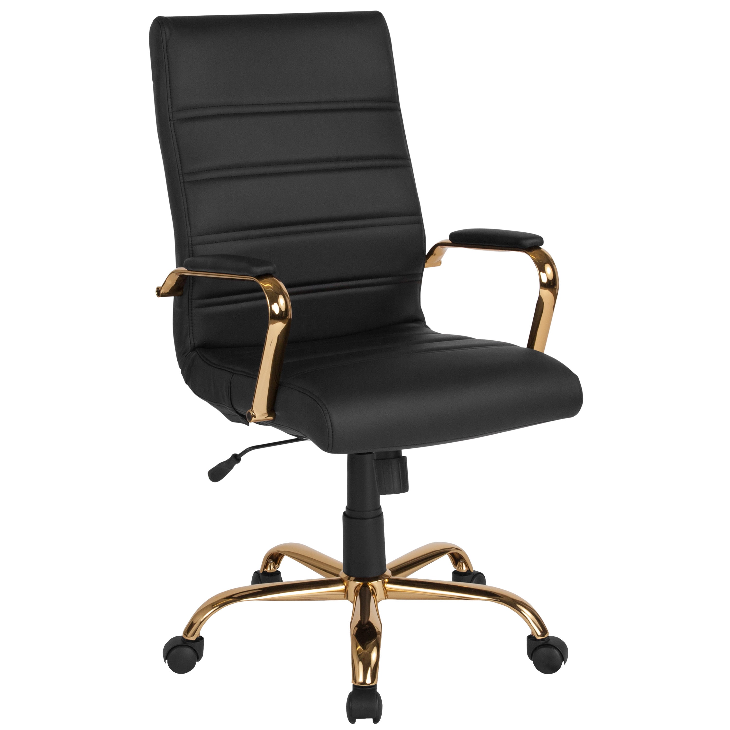 Metal desk best sale chair with wheels