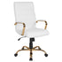 High Back Executive Swivel Office Chair with Metal Frame and Arms